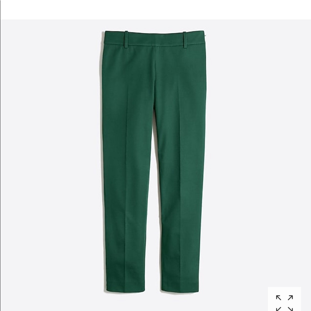 J. Crew Mercantile slacks in green